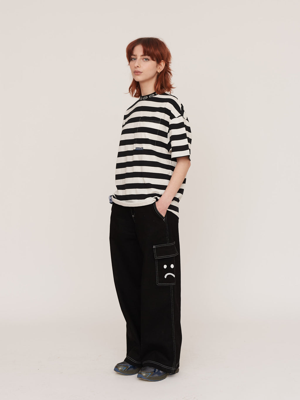 Good Days Bad Days Striped T-Shirt