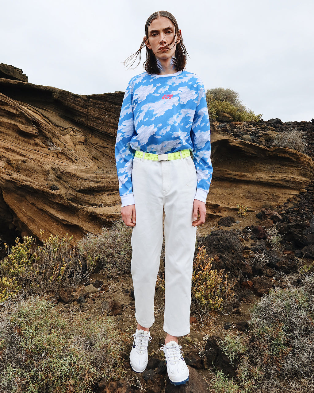 Lazy Oaf Head In The Clouds Long Sleeve Tee