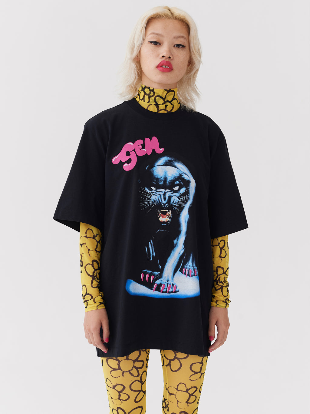 G.E.M Big Cat Oversized Tee