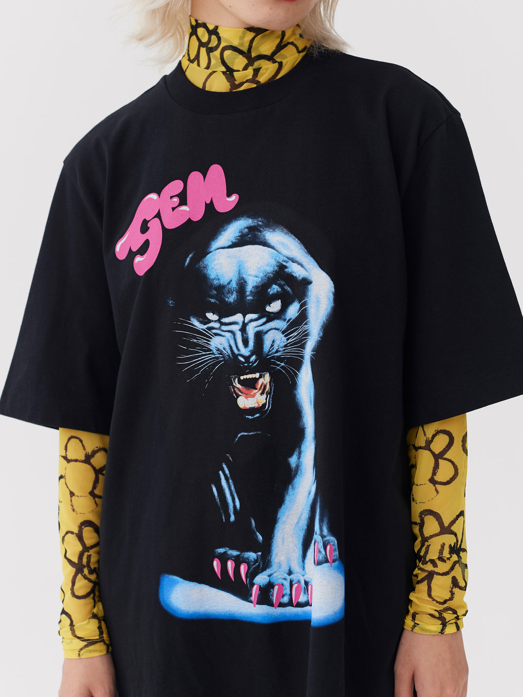 G.E.M Big Cat Oversized Tee