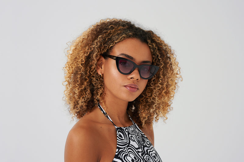 Lazy Oaf Black Dee Dee Sunglasses