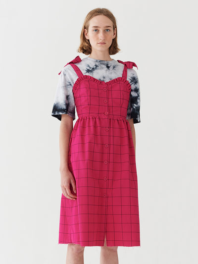 Lazy Oaf Caged In Button Dress