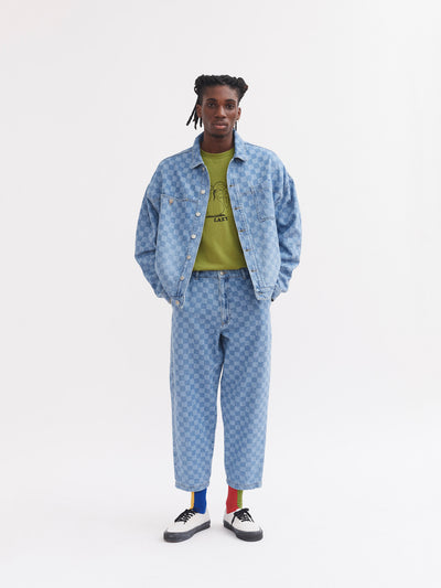 Lazy Oaf Checked Denim Tokyo Pants