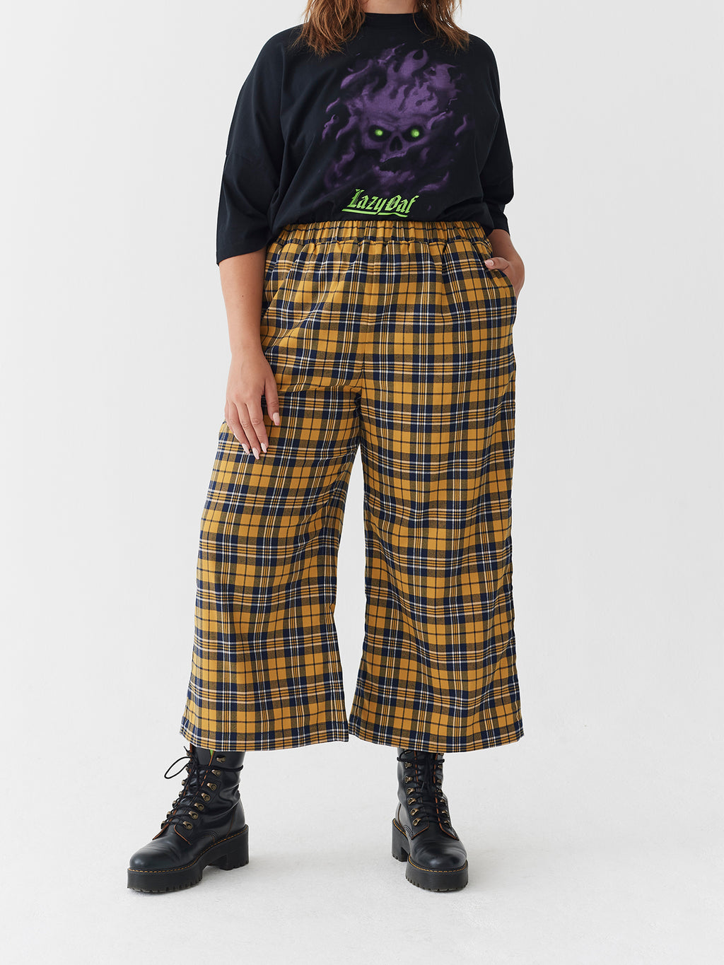 Lazy Oaf Checkpoint Wide Leg Trousers