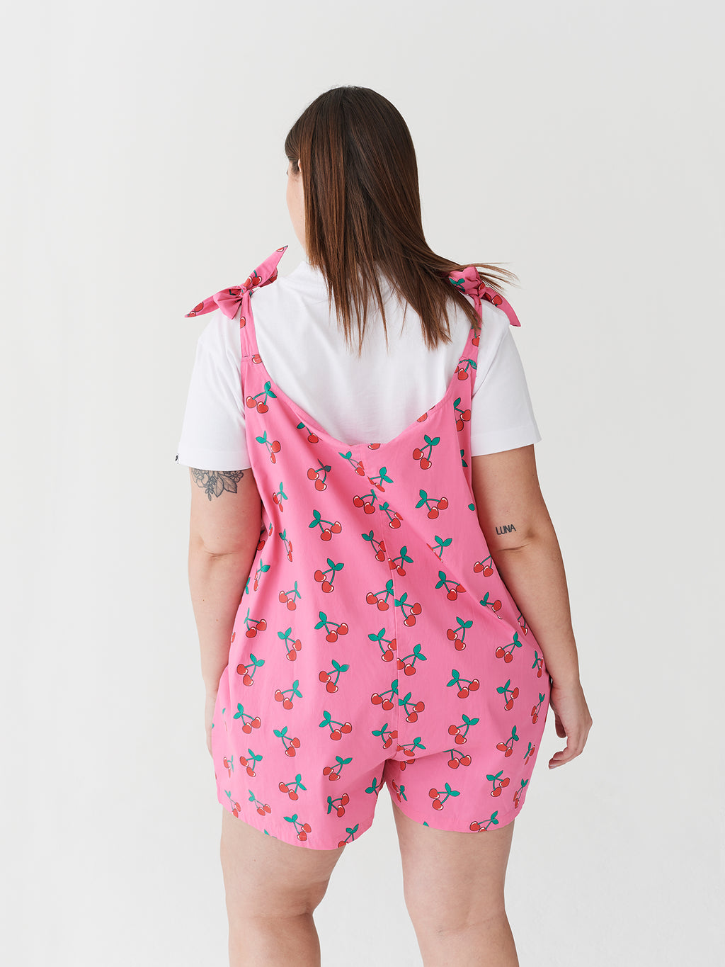 Lazy Oaf Cherry Tie Beach Playsuit