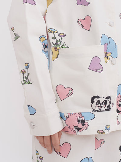 Lazy Oaf Crazy in Love Work Jacket