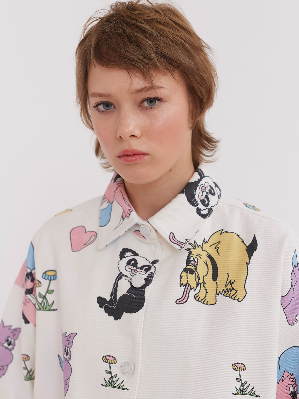 Lazy Oaf Crazy in Love Work Jacket