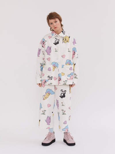 Lazy Oaf Crazy in Love Work Jacket