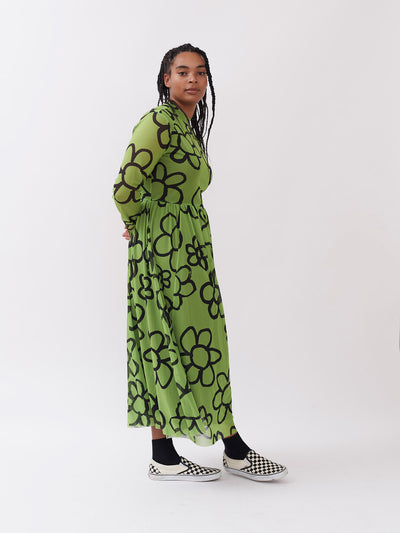 Lazy Oaf Daisy Chain Mesh Dress