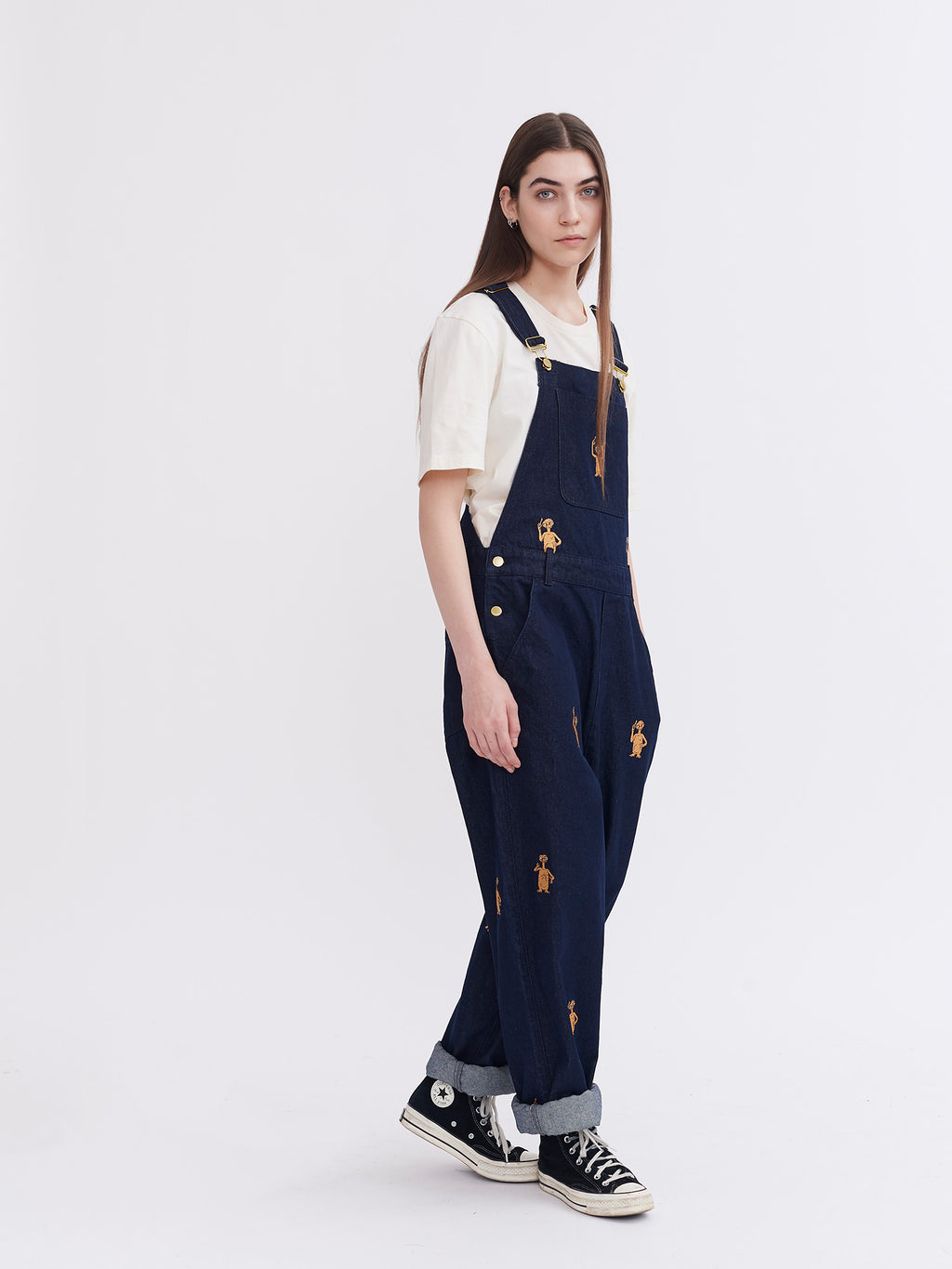 Lazy Oaf X E.T Repeat Dungarees