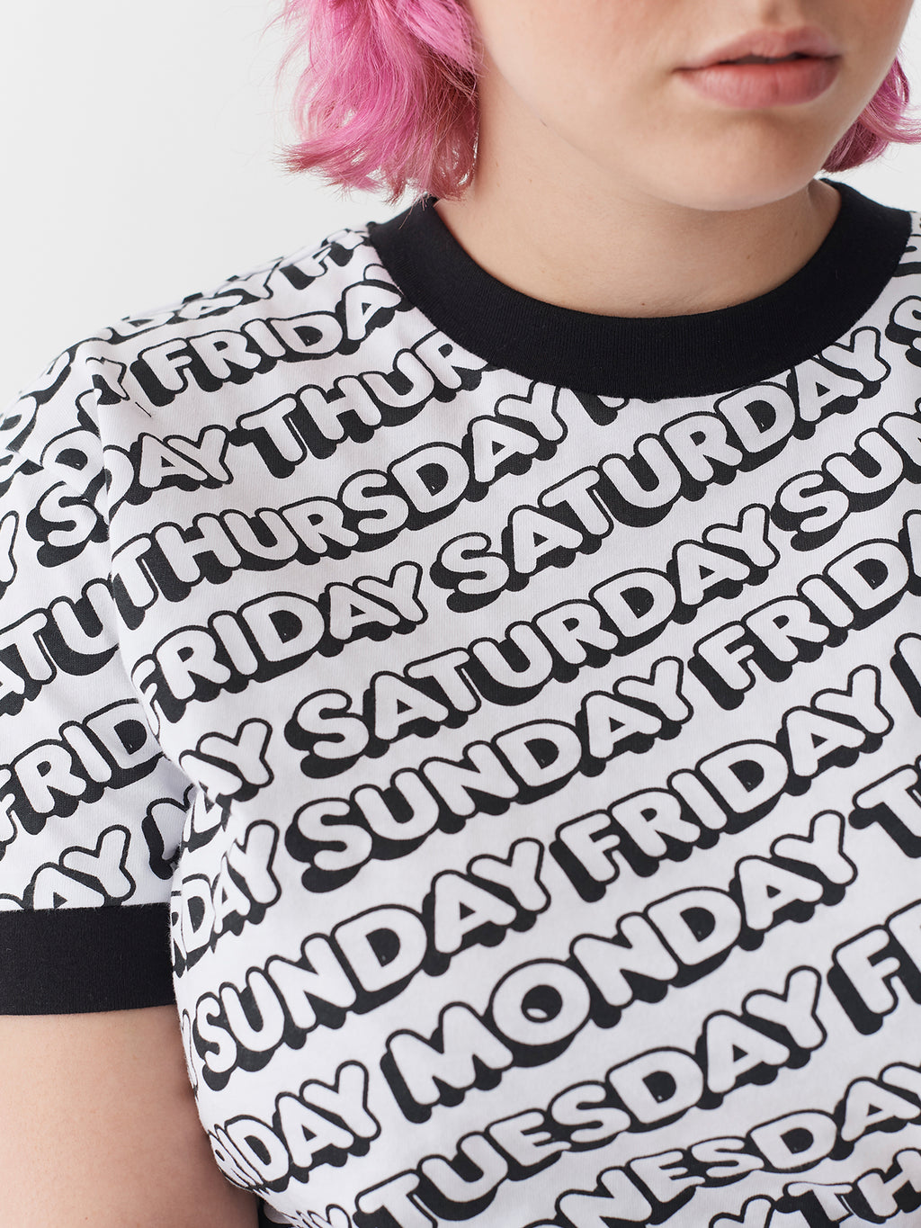 Lazy Oaf Day After Day Ringer T-Shirt