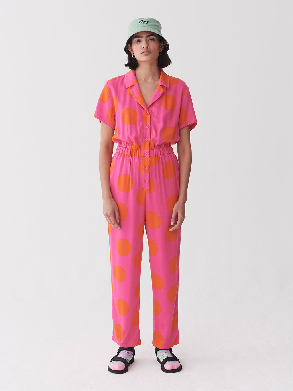 Lazy Oaf Daytrip Polka Jumpsuit