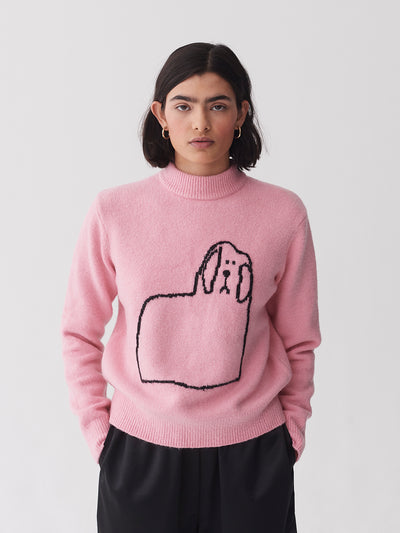 Lazy Oaf Doggy Outline Jumper