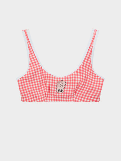 Esther Loves Oaf Esther Gingham Bikini Top