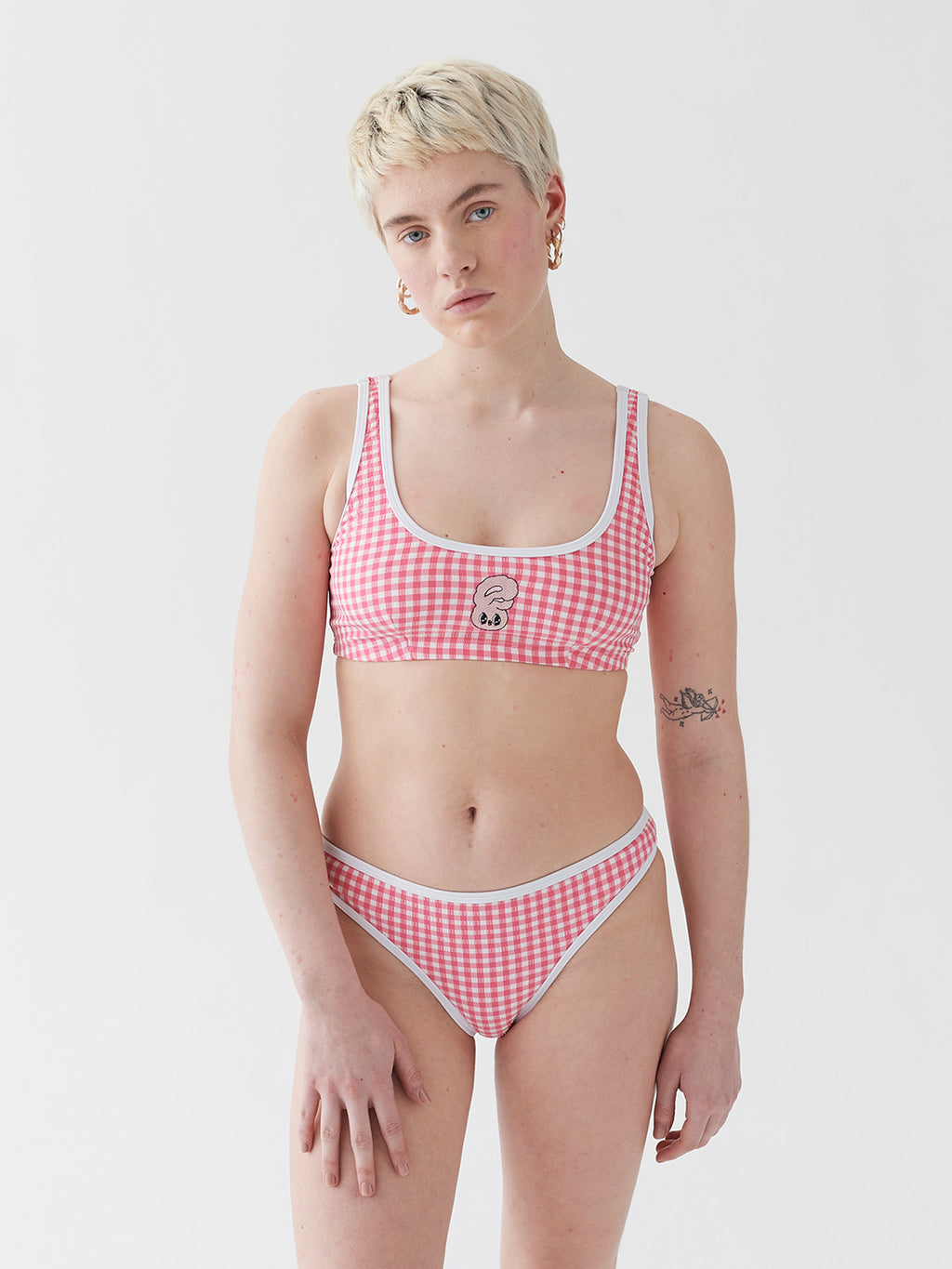 Esther Loves Oaf Esther Gingham Bikini Top