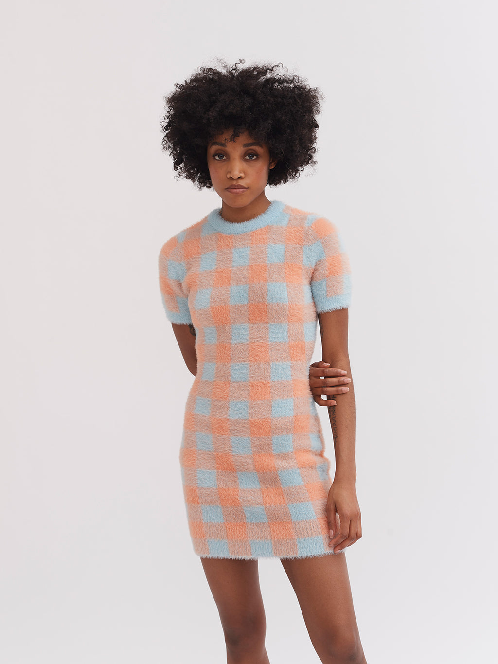 Lazy Oaf Feeling Peachy Knit Dress