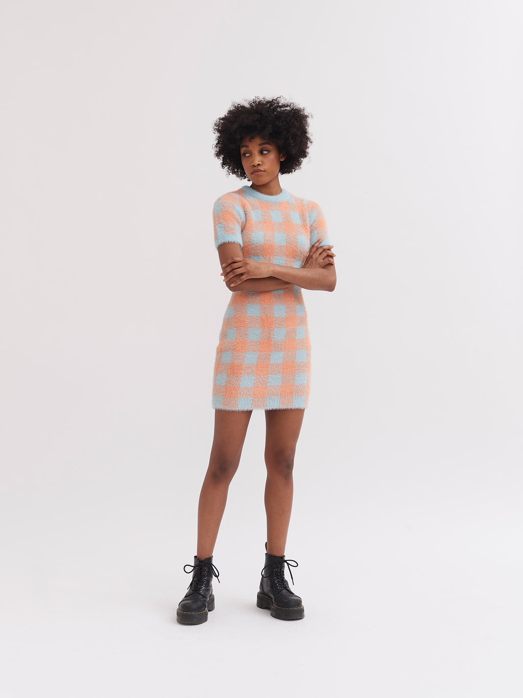 Lazy Oaf Feeling Peachy Knit Dress