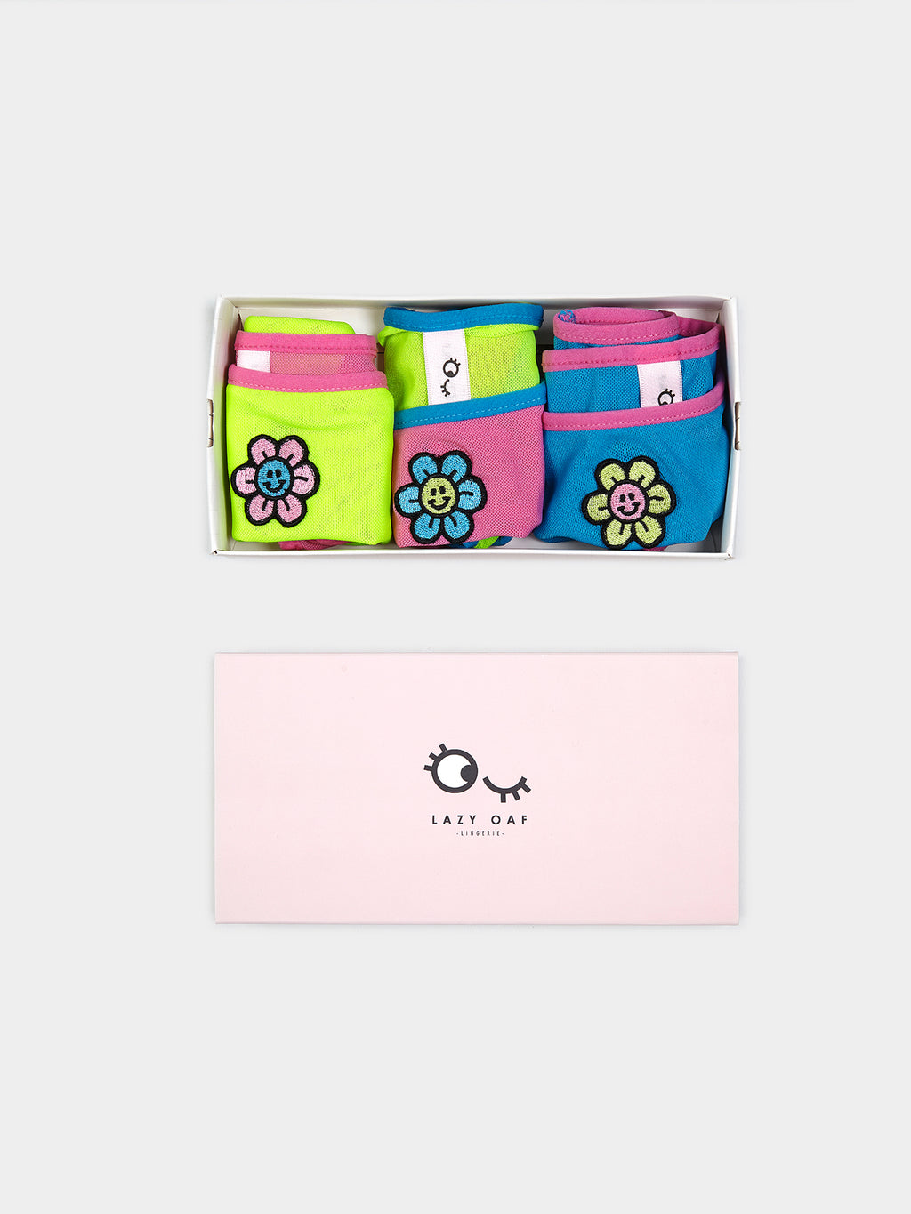 Lazy Oaf Fluro Flower Knicker Set