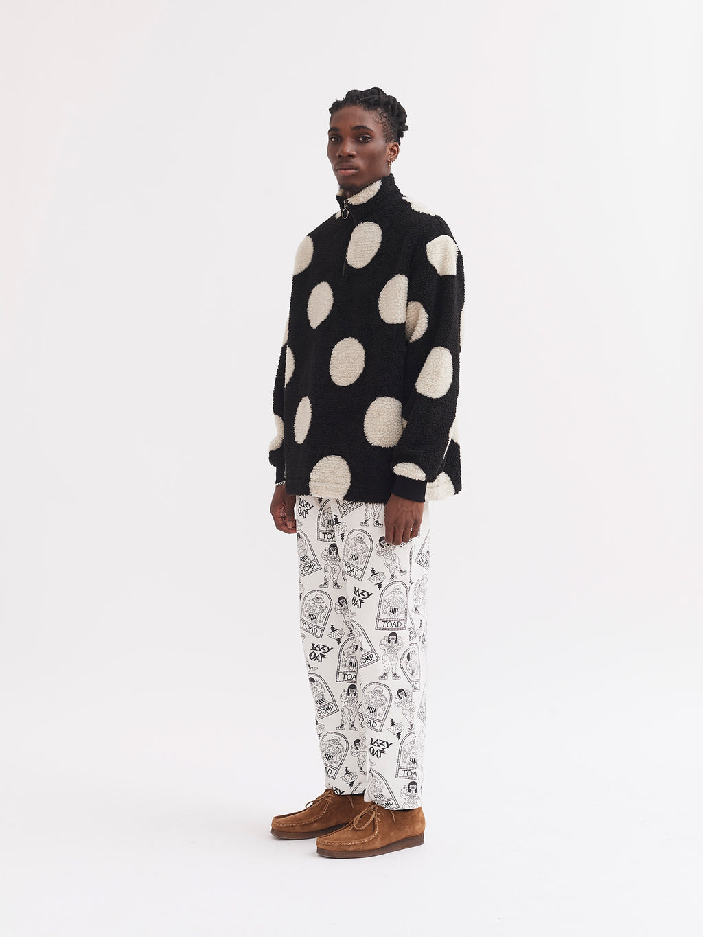 Lazy Oaf Giant Polka Fleece