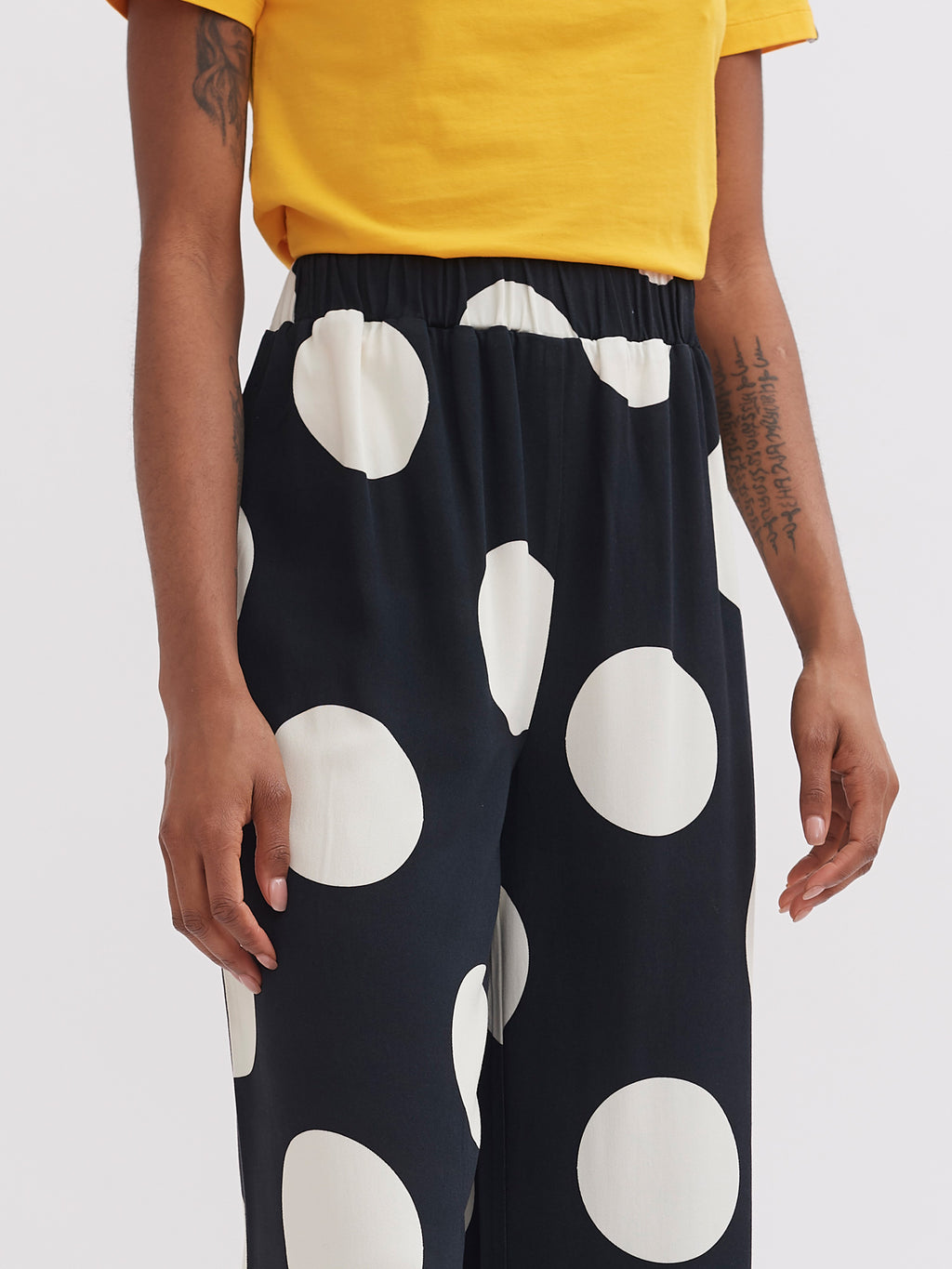 Lazy Oaf Giant Polka Wide Leg Trousers