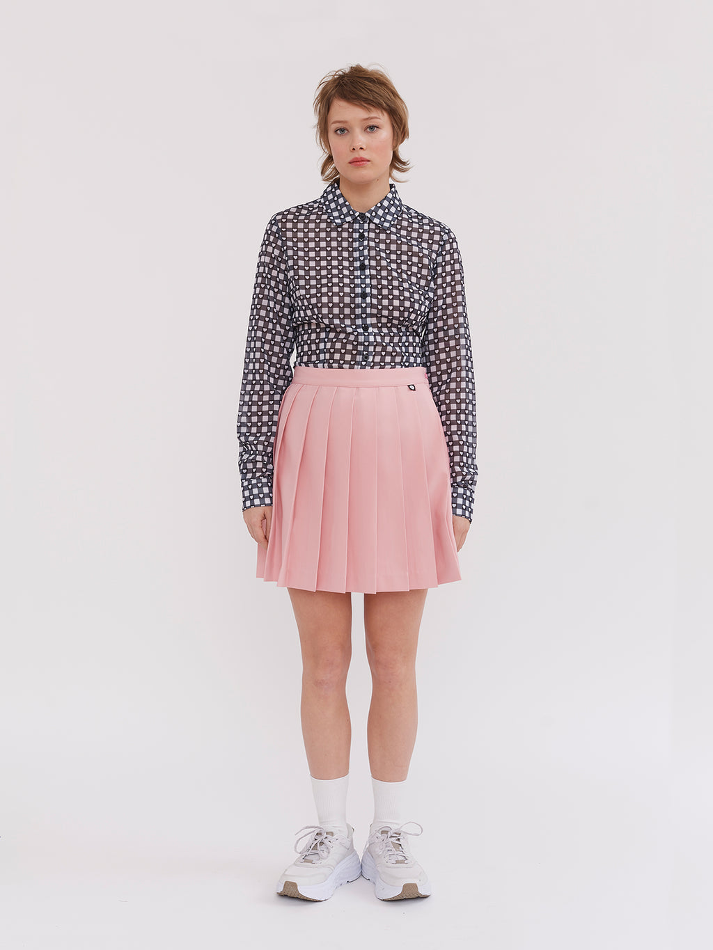 Lazy Oaf Gingham Love Button Up Shirt