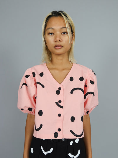 Lazy Oaf Happy Sad Boxy Shirt