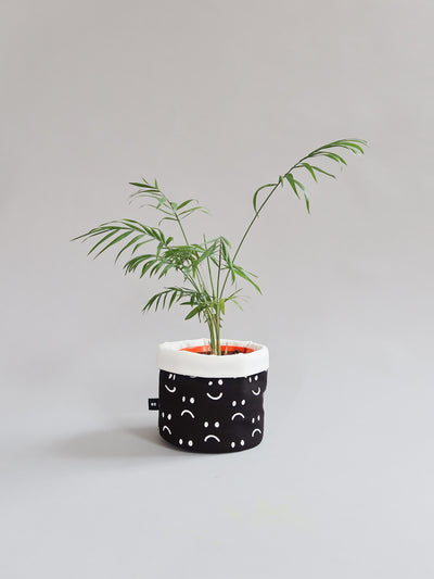 Lazy Oaf Happy Sad Repeat Plant Pot