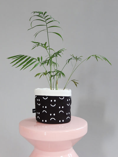 Lazy Oaf Happy Sad Repeat Plant Pot