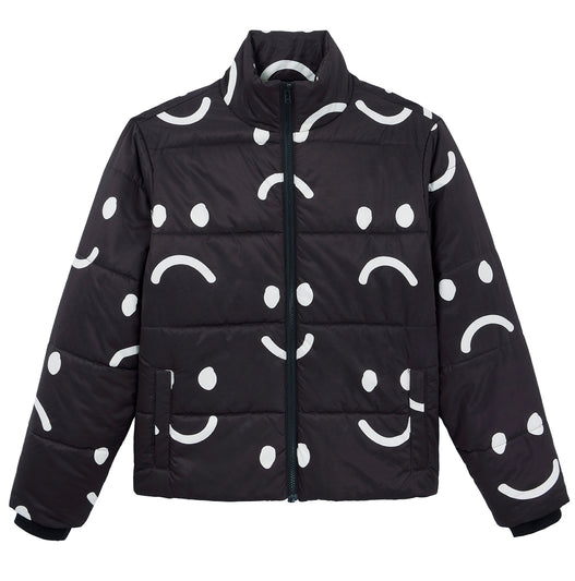 Happy Sad Short Puffer Jacket