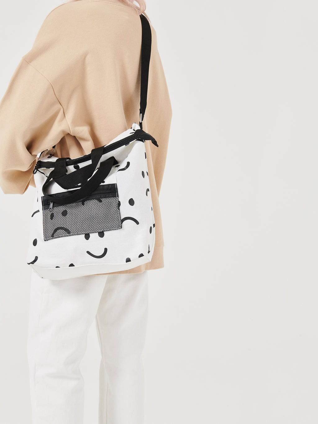 Lazy Oaf Happy Sad Tote Bag