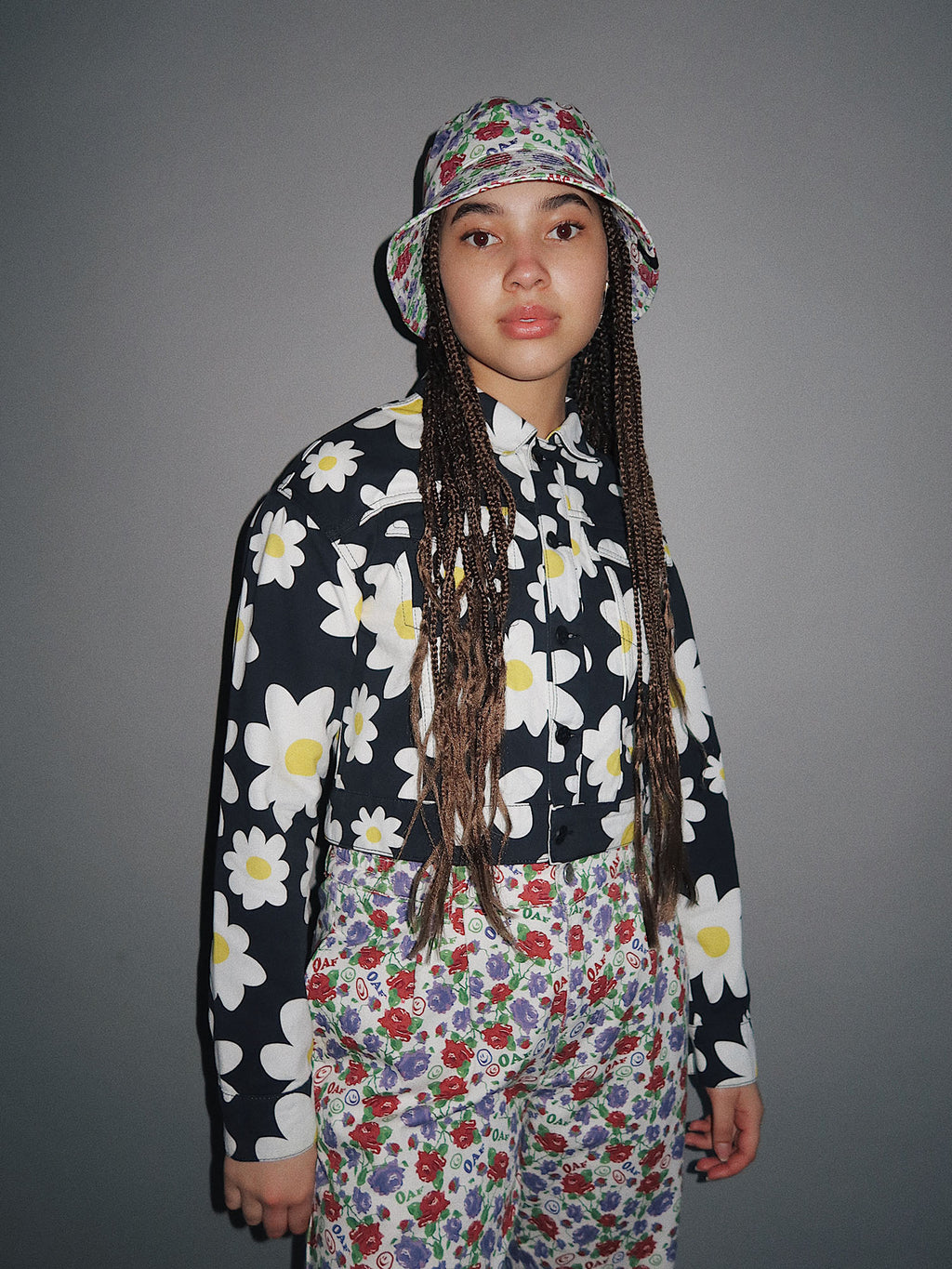 Lazy Oaf Pushing Daisies Cropped Jacket