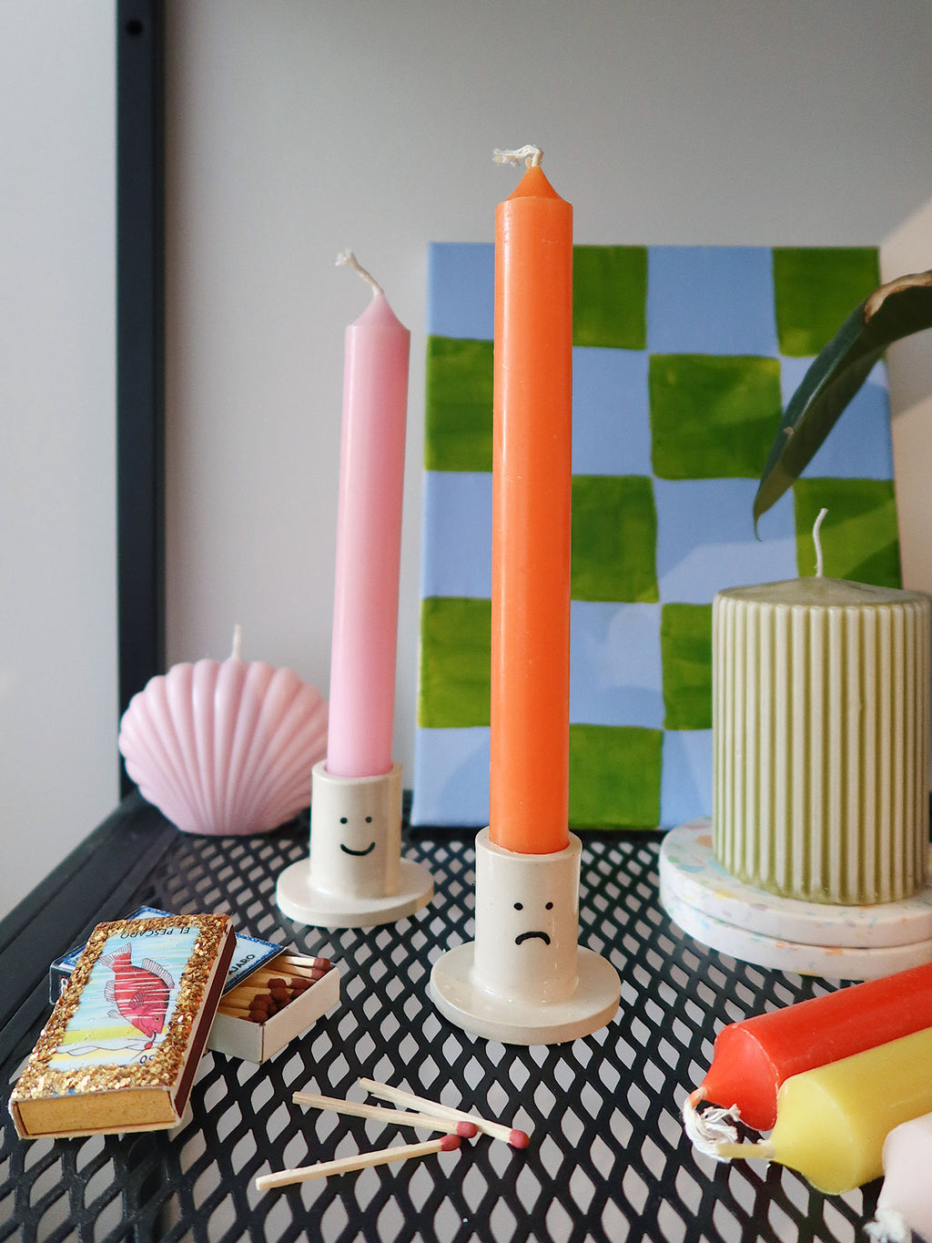 Lazy Oaf X Ella Hookway Candle Holder Set