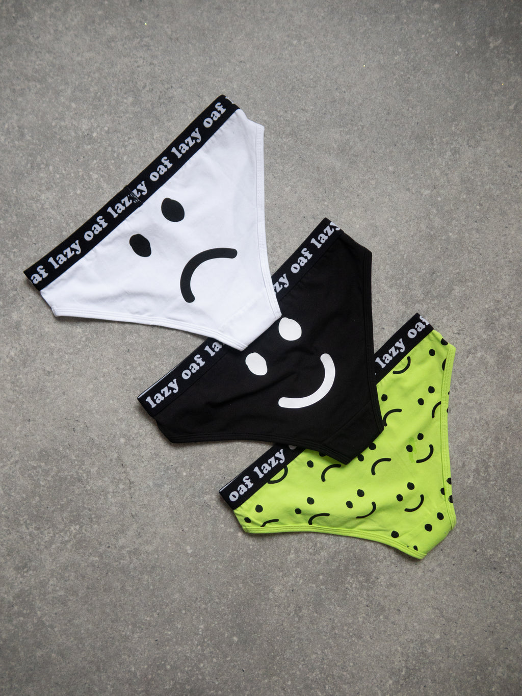 Happy Sad Knicker Set