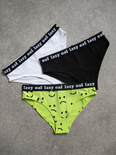 Happy Sad Knicker Set