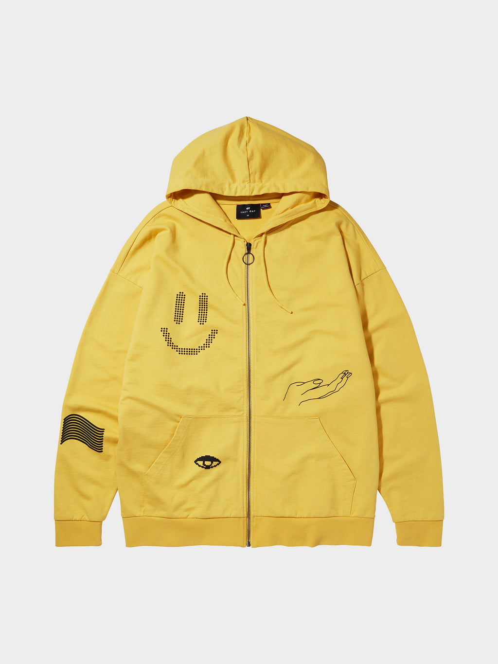 Lazy Oaf Information Technology Zip Up Hoodie