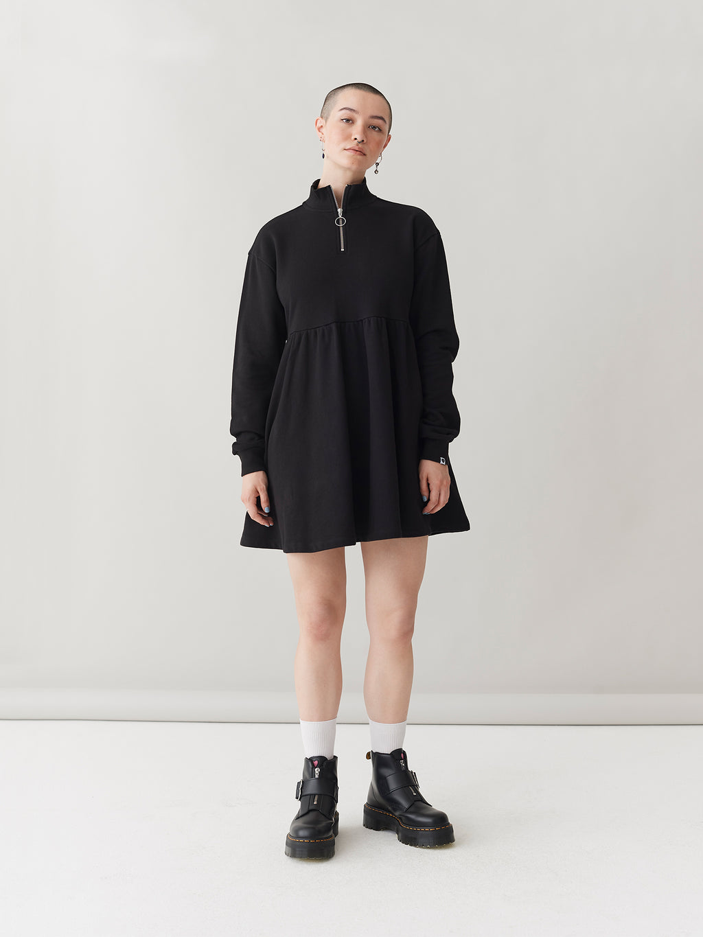 LO Sally Sweater Dress - Black