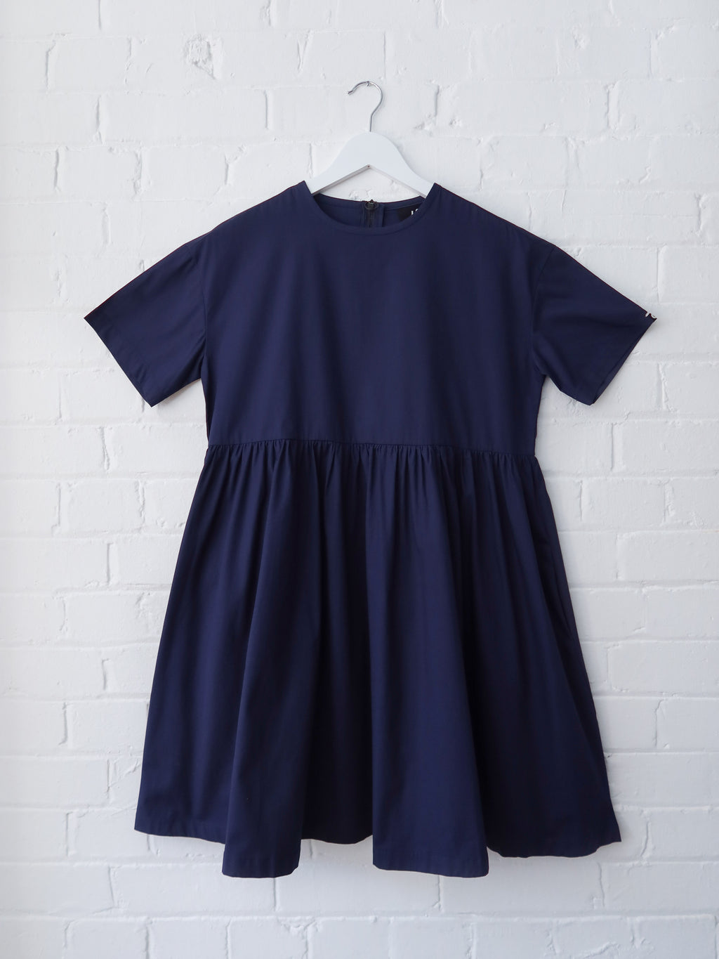 LO Woven Sally Dress - Navy Blue