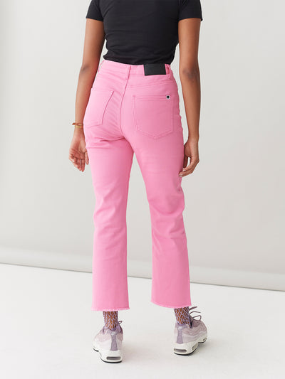 LO Straight Leg Jeans - Pink