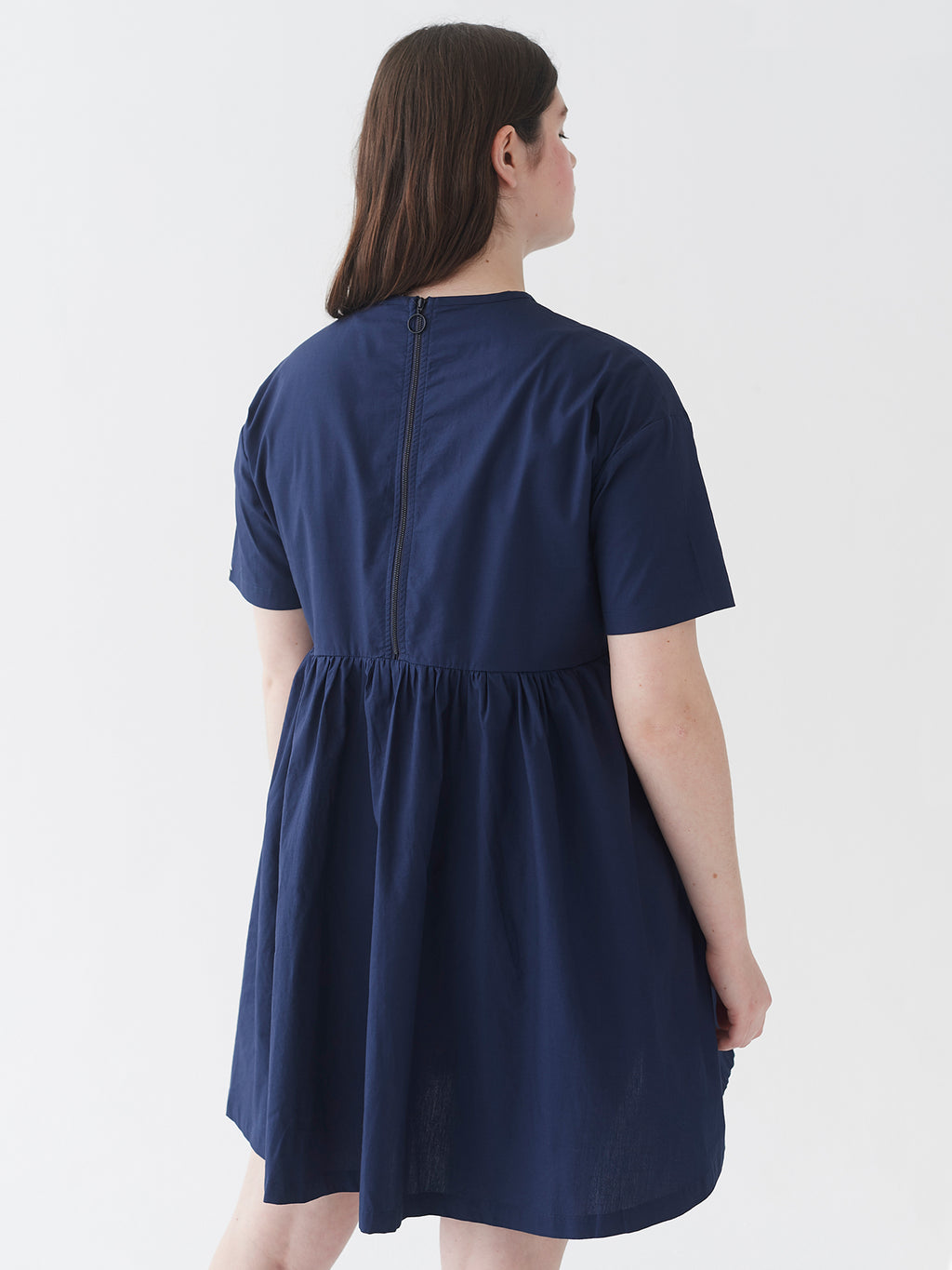 LO Woven Sally Dress - Navy Blue