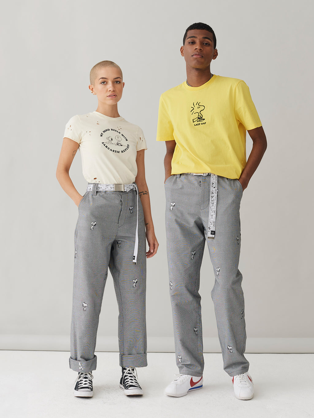 Lazy Oaf x Peanuts Snoopy Repeat Work Pants