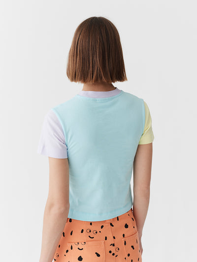 Lazy Oaf x Studio Arhoj Colour Block Fitted T-Shirt