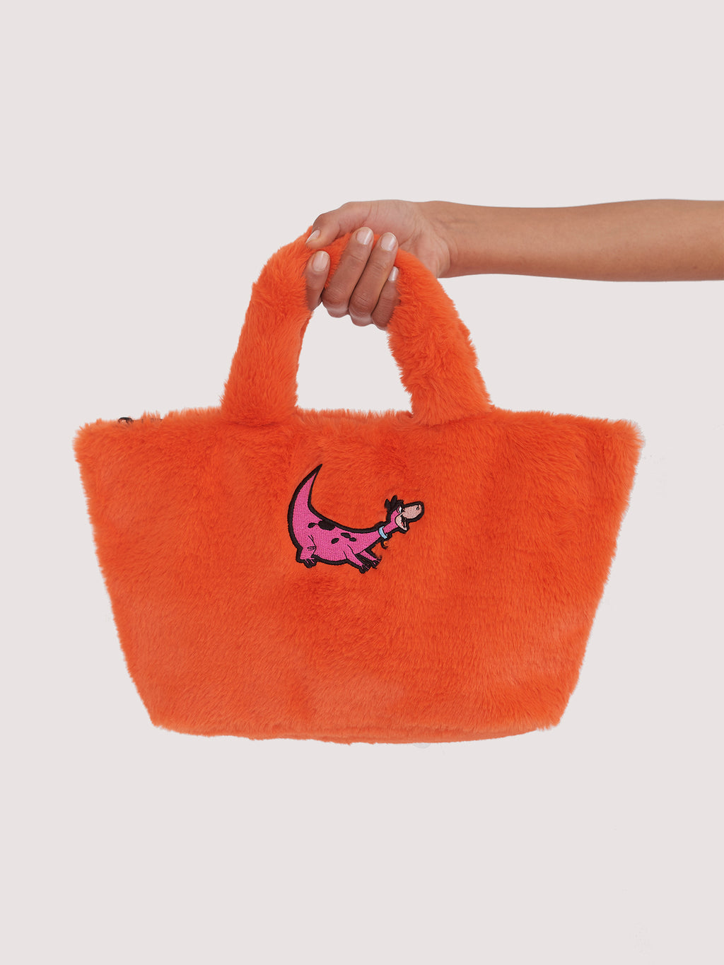 Lazy Oaf x The Flintstones Furry Dino Bag