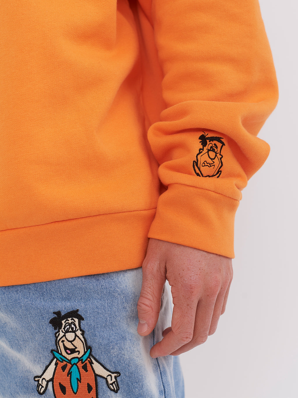 Lazy Oaf x The Flintstones Orange Fred Sweatshirt