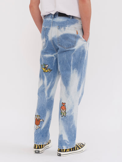 Lazy Oaf x The Flintstones Unisex Bedrock Jeans