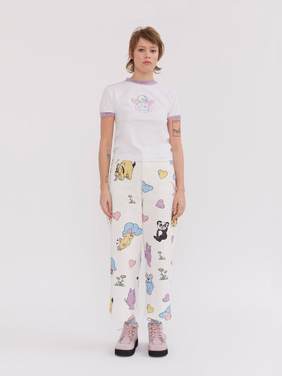 Lazy Oaf Lazy Cherub Fitted T-Shirt