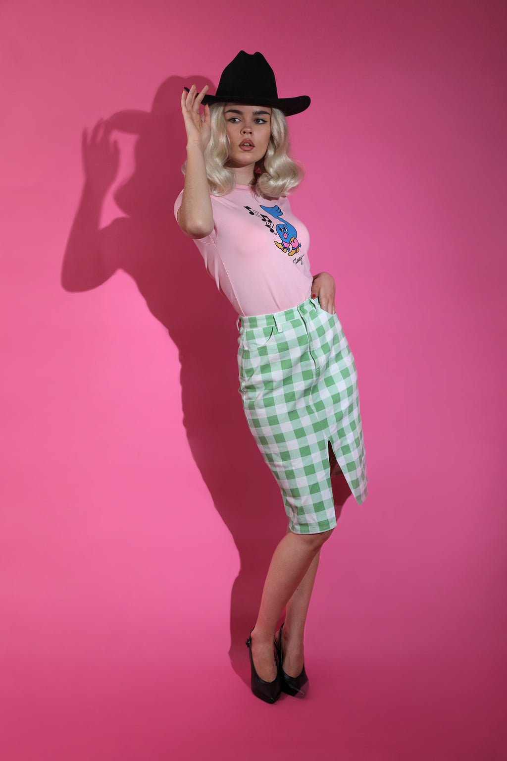 Lazy Oaf Picnic Pencil Skirt