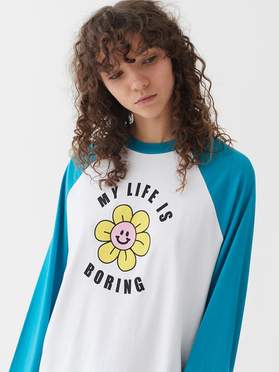 Lazy Oaf Life Is Boring Sleep Tee