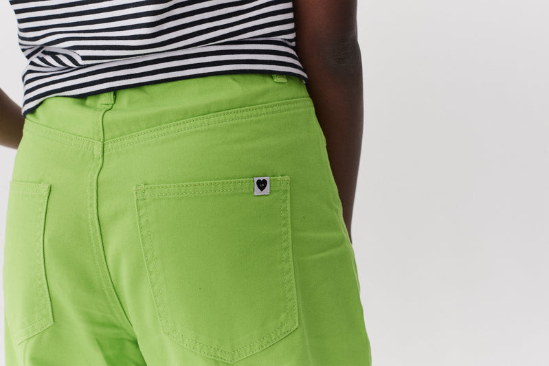 LO Lime Wide Leg Jeans