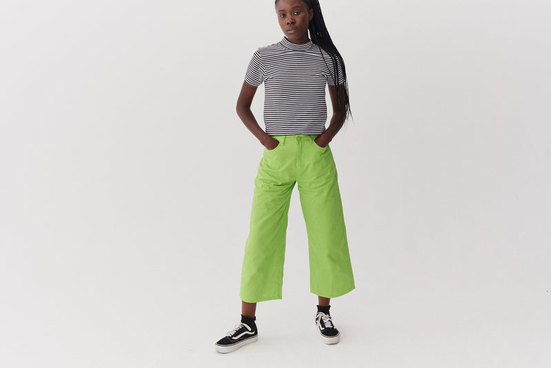 LO Lime Wide Leg Jeans