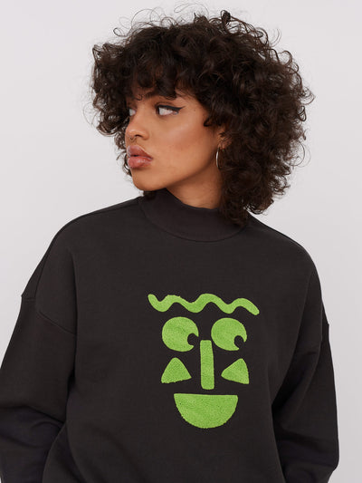 Lazy Oaf Limey Face Sweatshirt